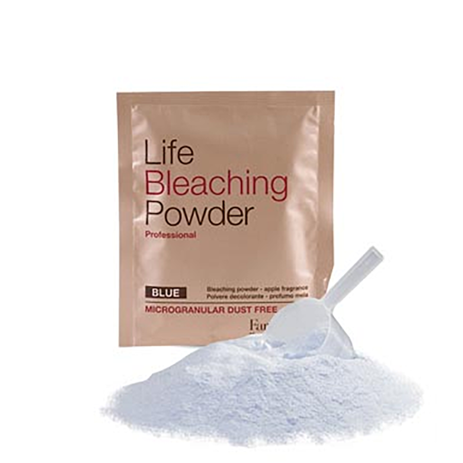 FARMAVITA Пудра непылящая микрогранулированная обесцвечивающая, голубая (саше) 30 г, фото 2