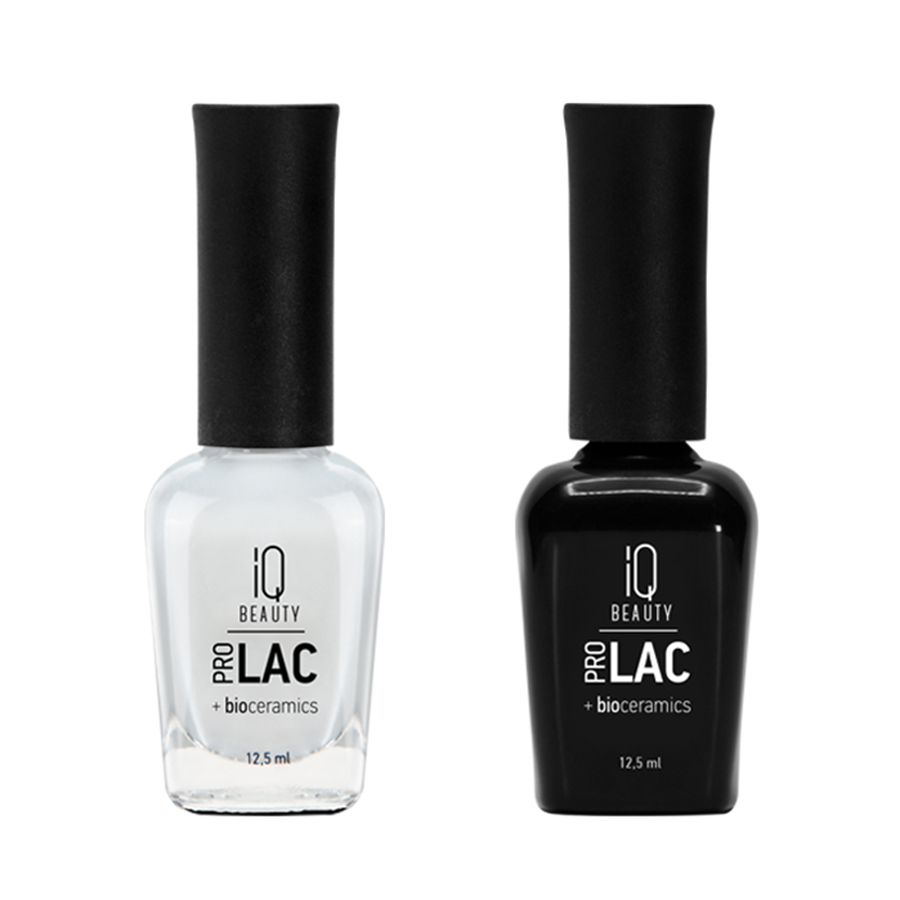 IQ BEAUTY 044 лак профессиональный укрепляющий для ногтей с биокерамикой / Nail polish PROLAC+bioceramics 12,5 мл, фото 2