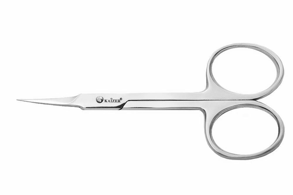 KAIZER Ножницы маникюрные для кутикулы, закругленные, матовые, ручная алмазная заточка, фото 2