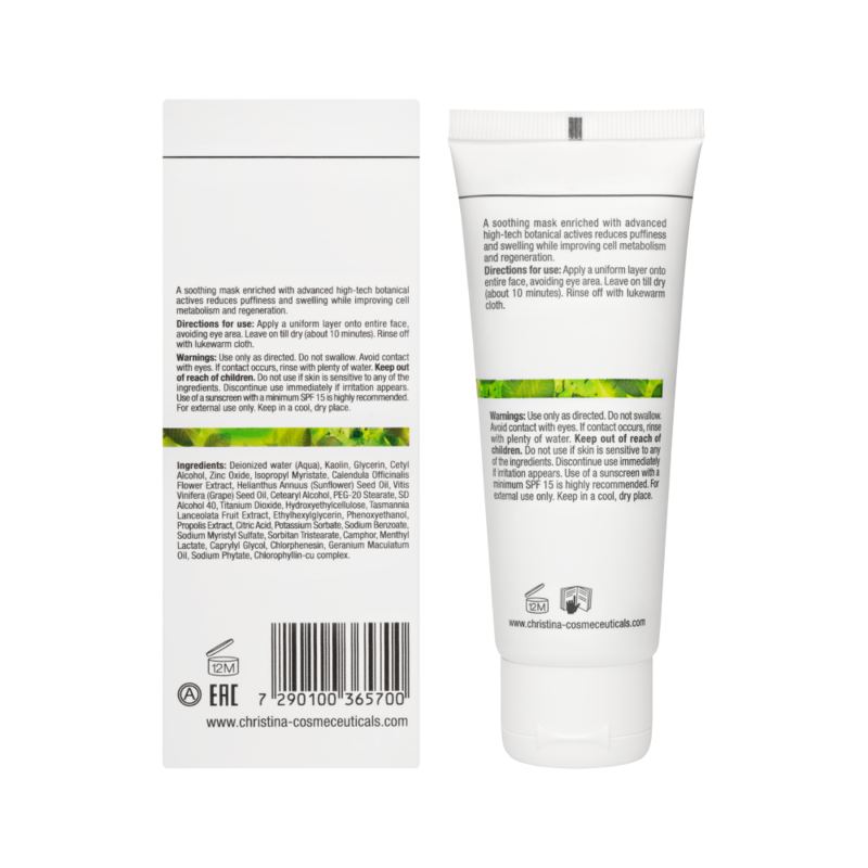 CHRISTINA Маска противокуперозная / Anti Rougeurs mask Bio Phyto 75 мл, фото 3