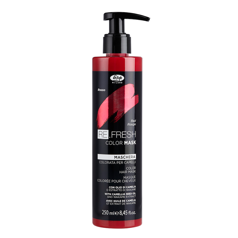 LISAP MILANO Маска оттеночная для волос, красный / Re.fresh Color Mask 250 мл, фото 1