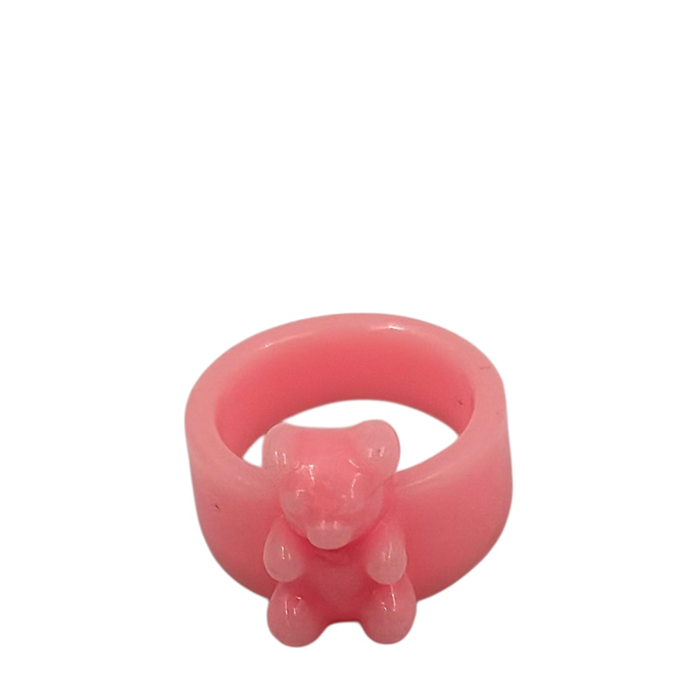 IWOU PROFESSIONAL Кольцо Медвежонок розовый, фото 1