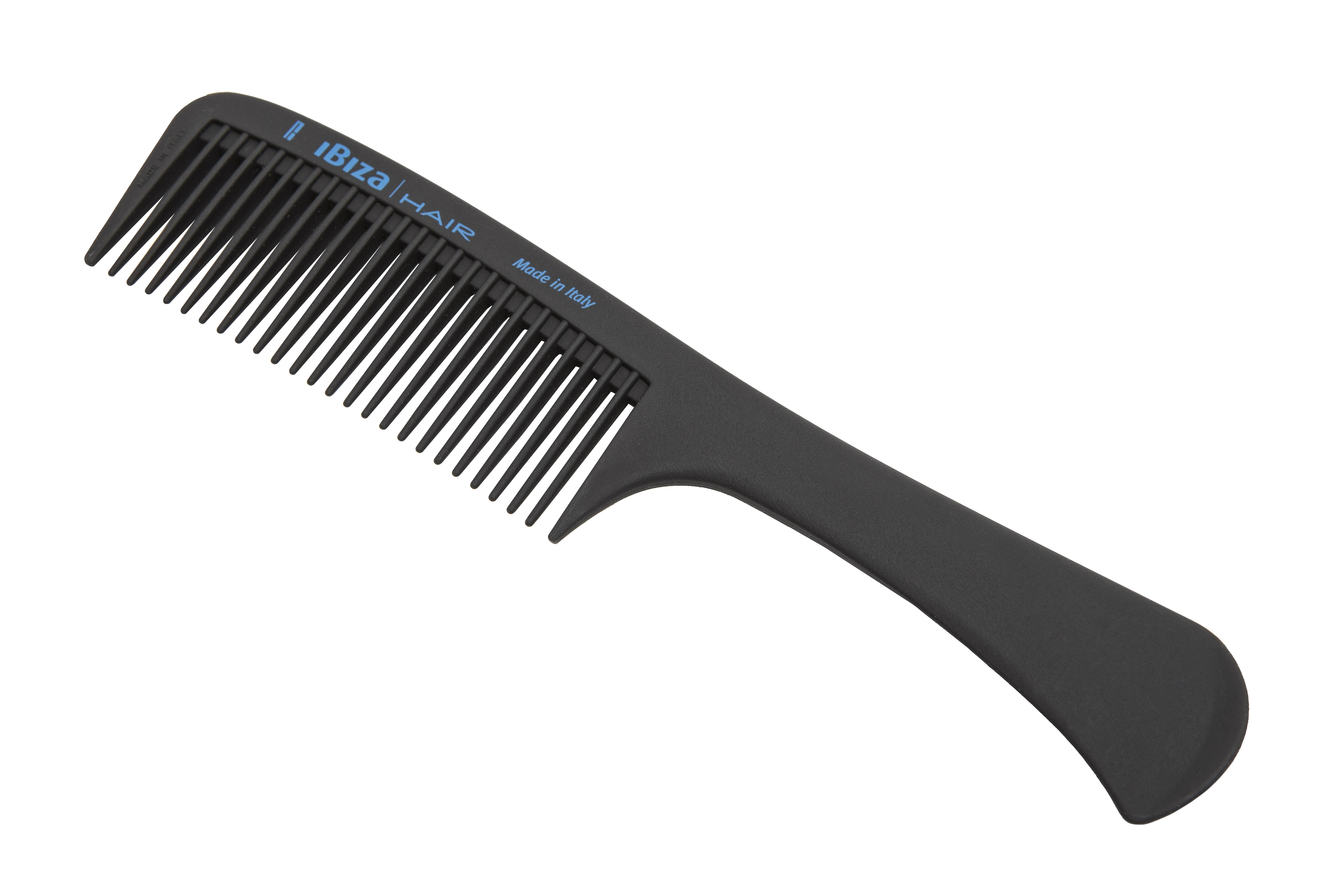 IBIZA HAIR Расческа карбоновая с рукояткой / Carbon Comb Handle, фото 1
