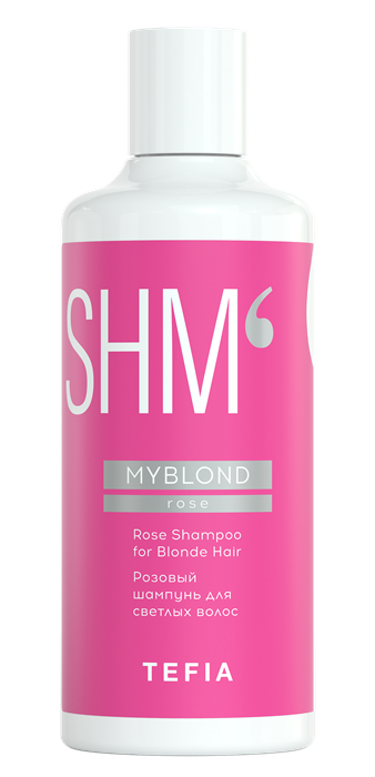 TEFIA Шампунь розовый для светлых волос / MYBLOND 300 мл, фото 1