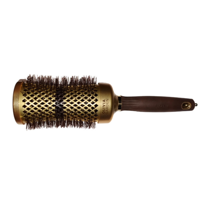 OLIVIA GARDEN Термобрашинг OG Expert Blowout Curl Wavy Bristles Gold&Brown 55 мм, фото 1