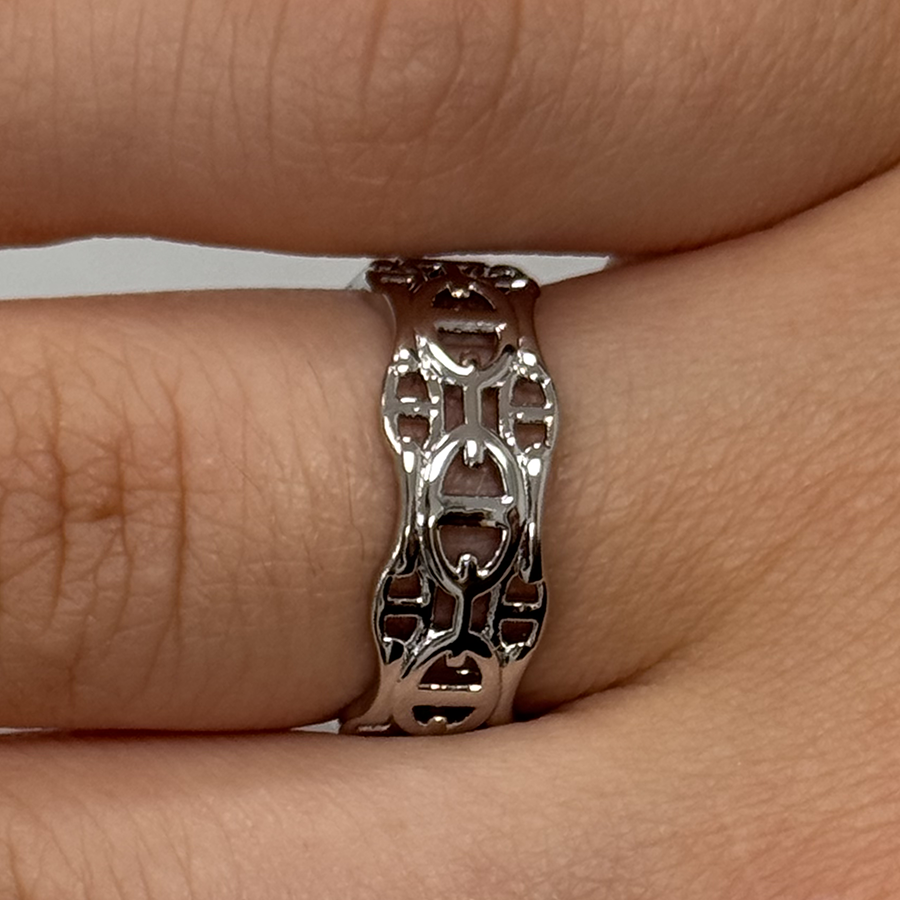 IWOU PROFESSIONAL Кольцо Ажур 1 шт, фото 4