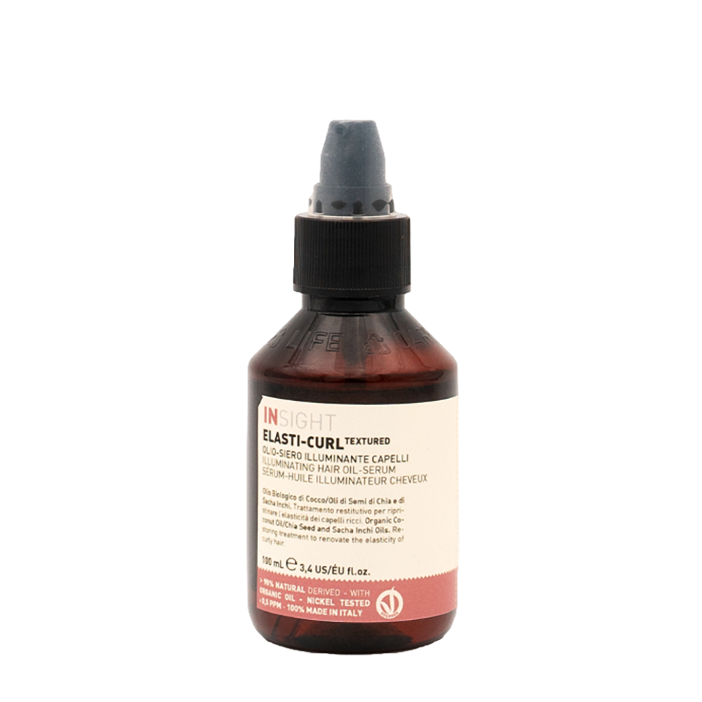 INSIGHT Масло-сыворотка для блеска волос / ELASTI-CURL Illuminating hair oil-serum 100 мл, фото 1