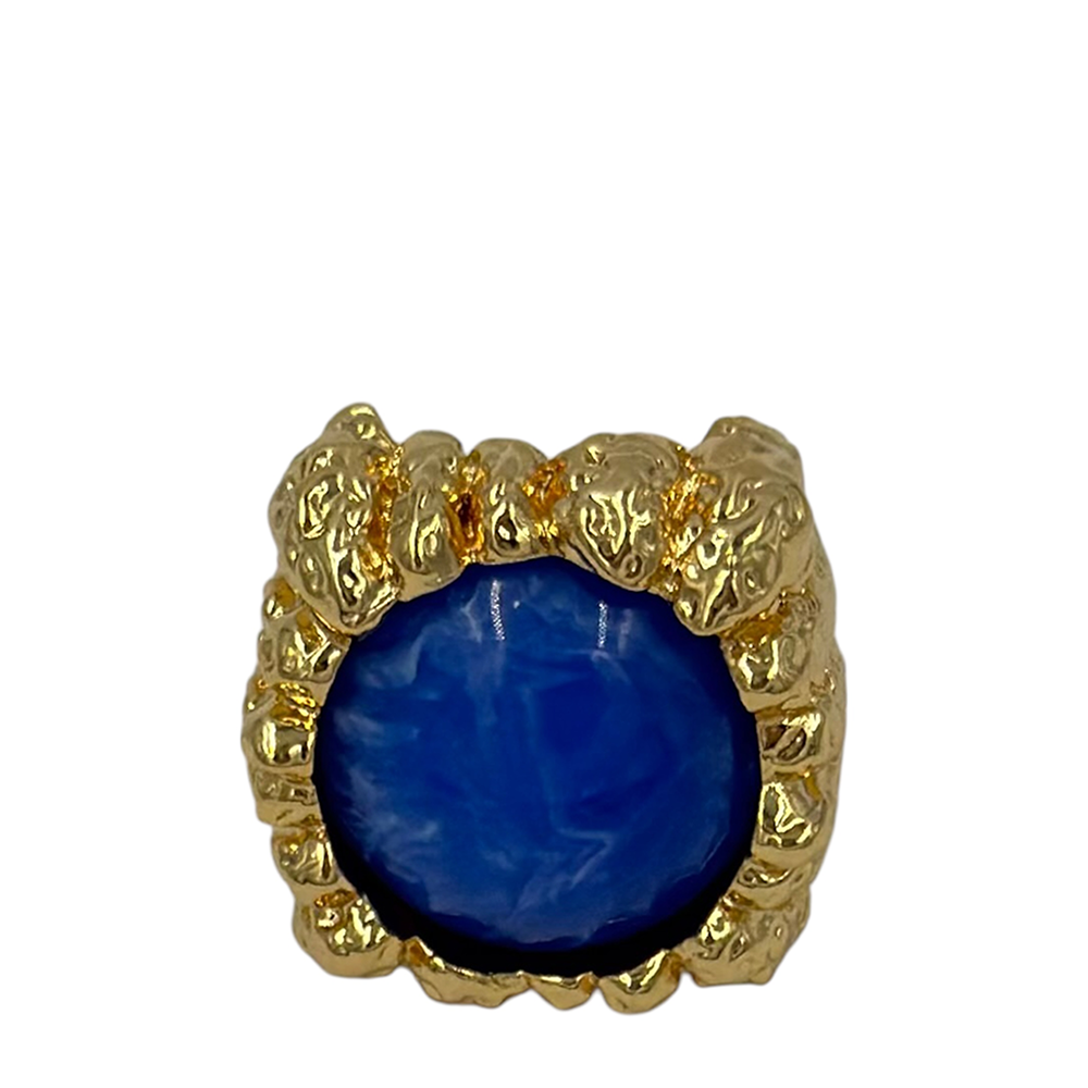 IWOU PROFESSIONAL Кольцо Король в синем /золото, фото 1
