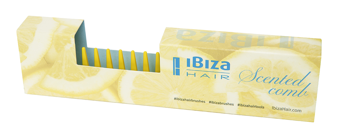 IBIZA HAIR Расческа с ароматом лимона / Comb DT Lemon, фото 4