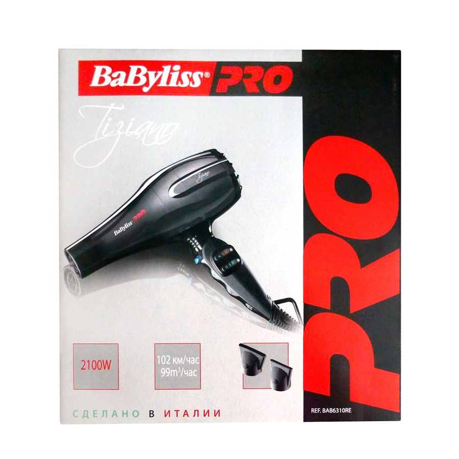 BABYLISS PRO Фен Bab Tiziano 2100W BAB6310RE, фото 7