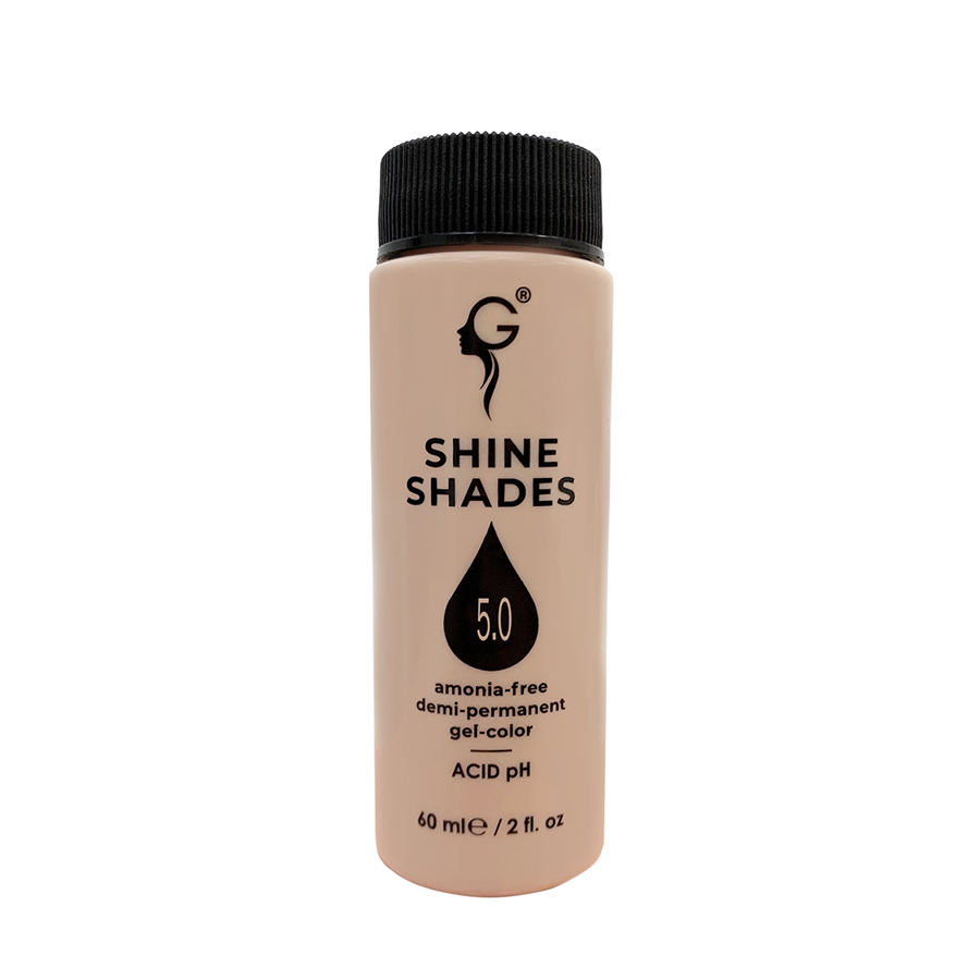 GERA Professional 5.0 гель-краситель для волос без аммиака / Shine Shades 60 мл, фото 2