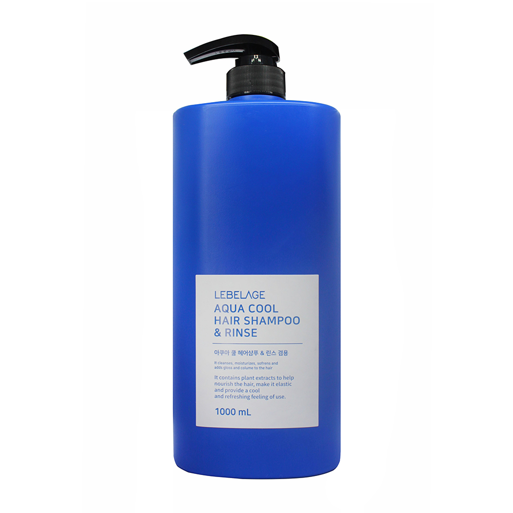 LEBELAGE Шампунь-кондиционер 2 в 1 освежающий с охлаждающим эффектом с экстрактом мяты / Lebelage 1000 мл, фото 1