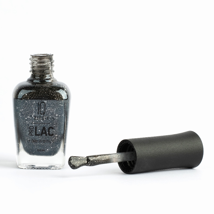 IQ BEAUTY 100 лак для ногтей укрепляющий с биокерамикой / Nail Polish PROLAC+bioceramics 12,5 мл, фото 2