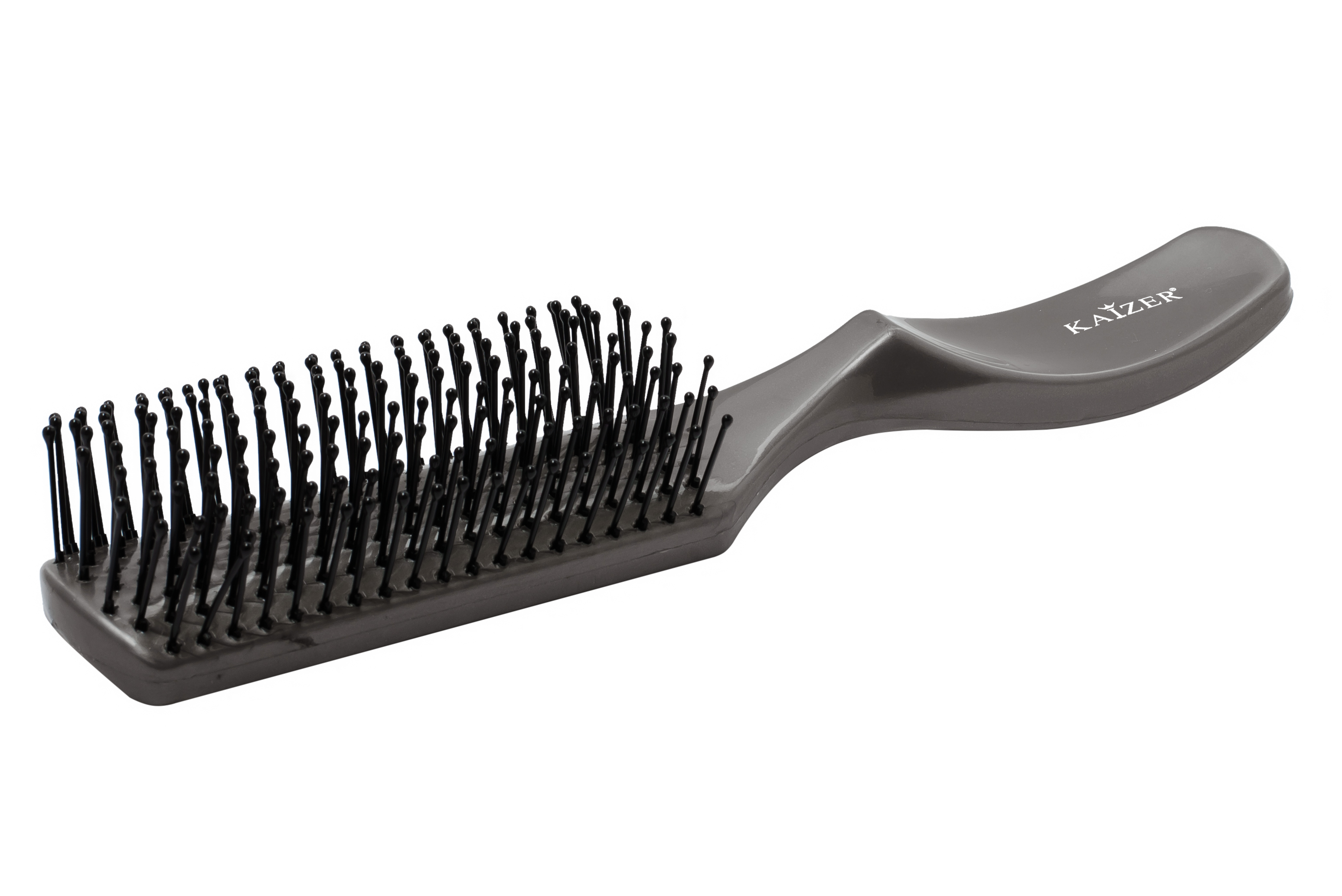 KAIZER Расческа массажная, изогнутая ручка, цвет ассорти, фото 3