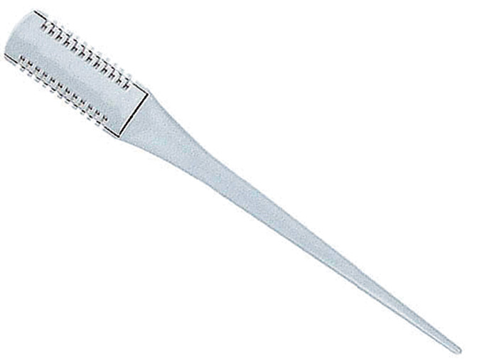 EUROSTIL Бритва ES филировочная двусторонняя короткая, фото 1