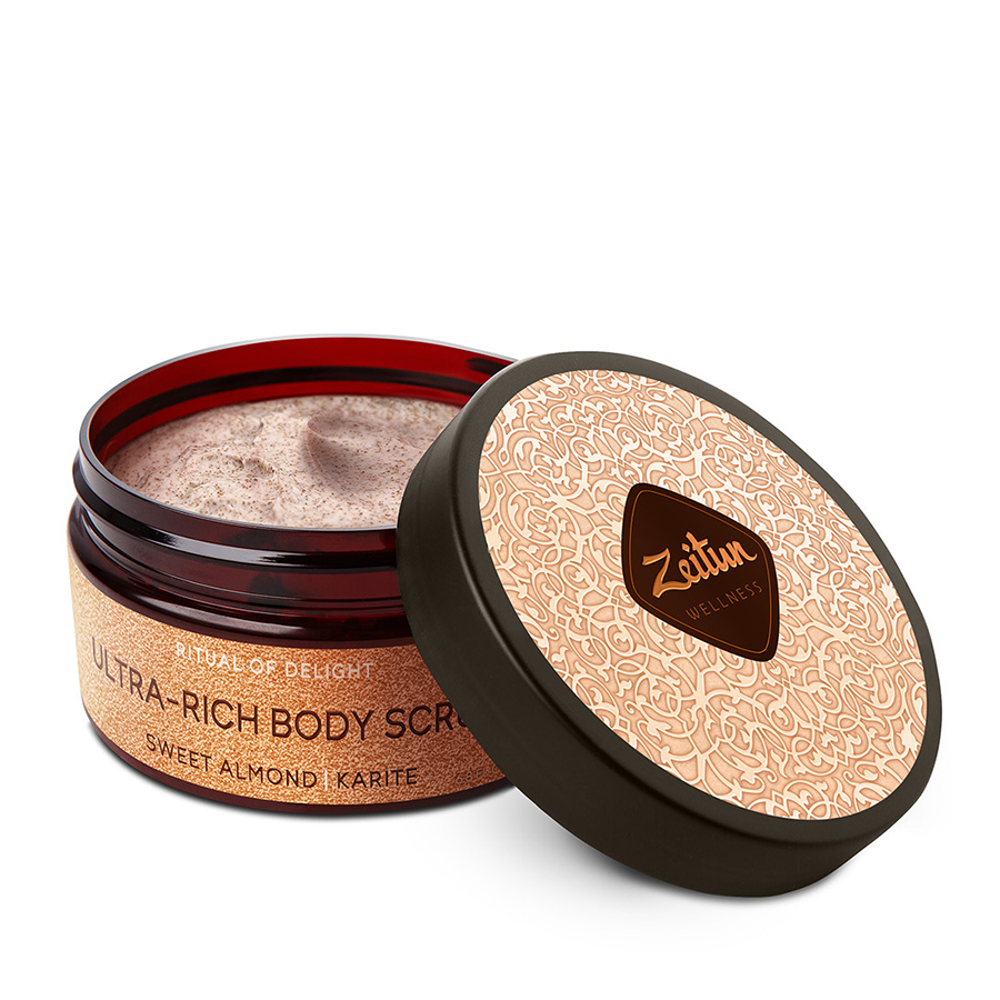 ZEITUN Крем-скраб насыщенный для тела Ритуал наслаждения / Delight 200 мл, фото 4