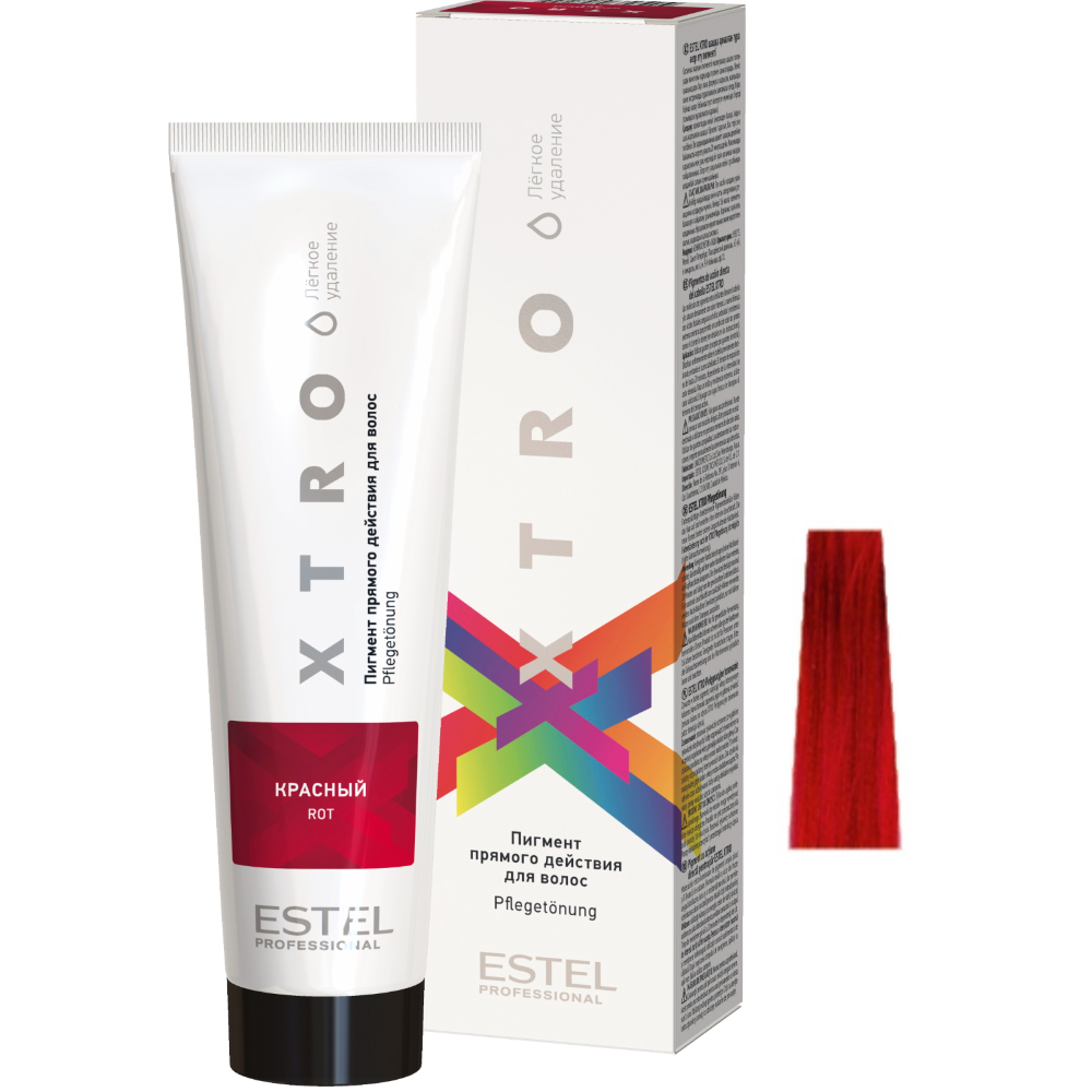 ESTEL PROFESSIONAL Пигмент прямого действия для волос, красный / XTRO WHITE 100 мл, фото 1