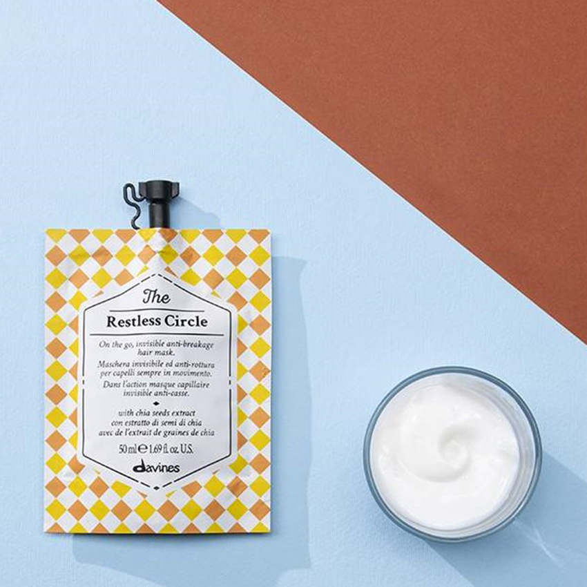 DAVINES SPA Маска-суперфуд для неугомонных волос / The Restless Circle 50 мл, фото 2
