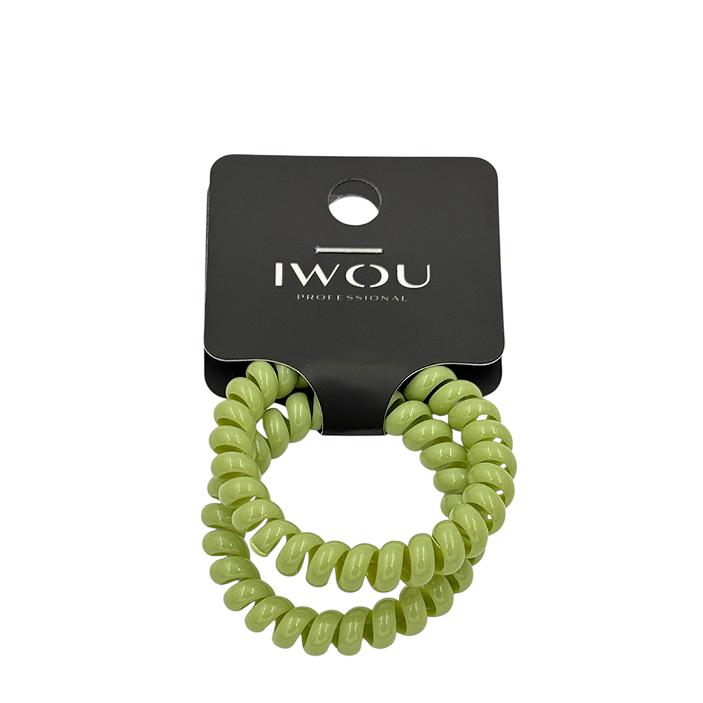 IWOU PROFESSIONAL Резинка пружинка Глянец молодая трава 2шт, фото 1