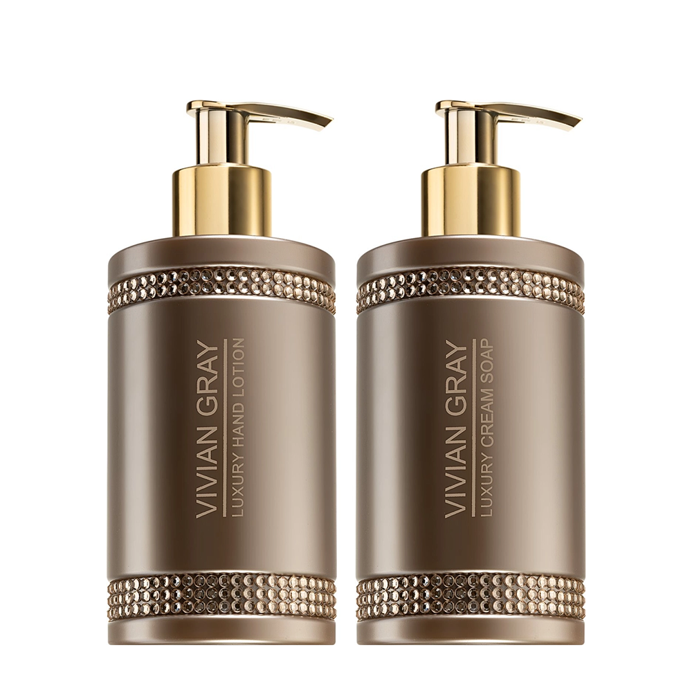 VIVIAN GRAY Набор для рук Коричневый кристалл (крем-мыло 250 мл + лосьон 250 мл) Vivian Gray Set Brown Crystal, фото 2