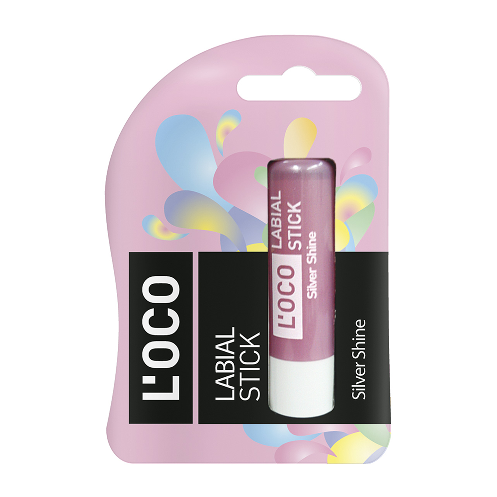 L’OCO Бальзам для губ, серебристый блеск / L’OCO LABIAL STICK 4,4 гр, фото 3