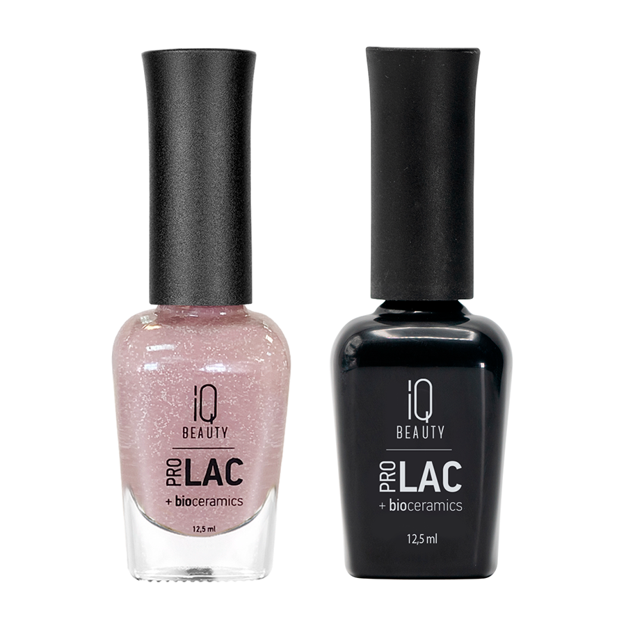 IQ BEAUTY 088 лак профессиональный укрепляющий для ногтей с биокерамикой / Nail polish PROLAC+bioceramics 12,5 мл, фото 2