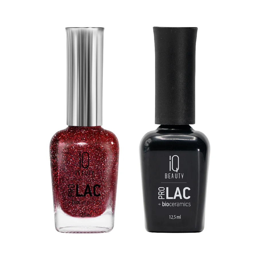 IQ BEAUTY 140 лак для ногтей укрепляющий с биокерамикой / Nail Polish PROLAC+bioceramics 12,5 мл, фото 3