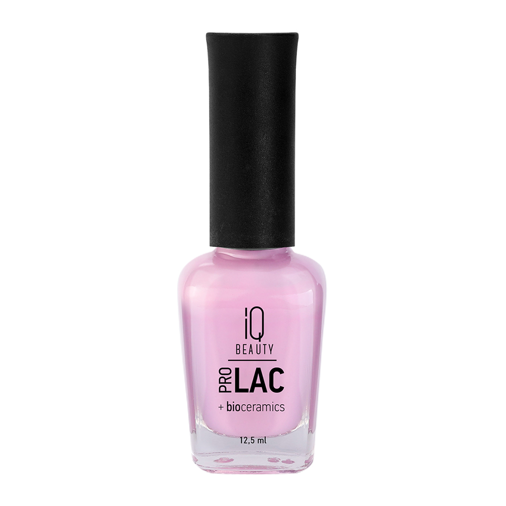 IQ BEAUTY 013 лак для ногтей укрепляющий с биокерамикой / Nail polish PROLAC + bioceramics 12.5 мл, фото 1