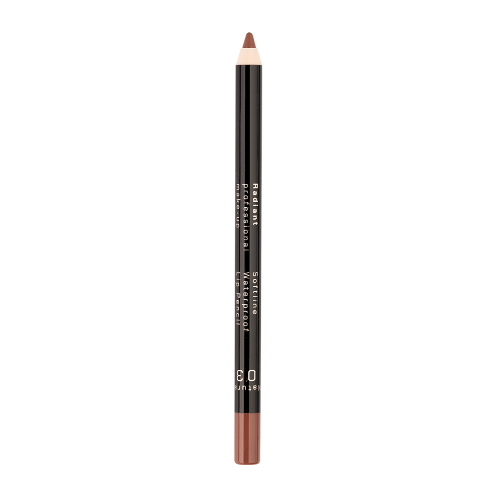 RADIANT PROFESSIONAL MAKE-UP Карандаш для губ водостойкий, 03 натуральный / Softline Waterproof Lip Pencil 1,2 гр, фото 1