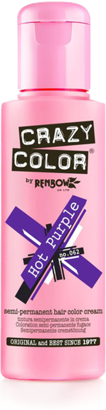 CRAZY COLOR Краска для волос, пикантный пурпур / Crazy Color Hot Purple 100 мл, фото 2
