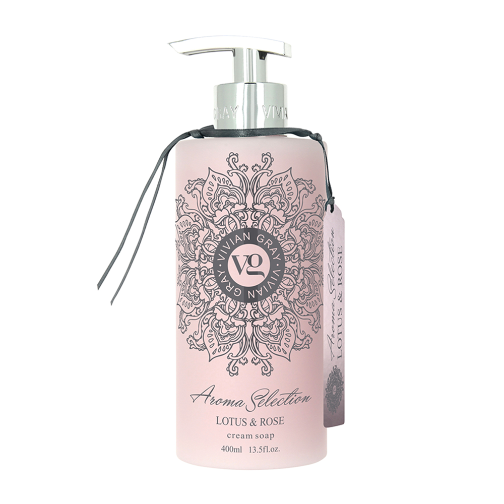 VIVIAN GRAY Крем-мыло, лотос и роза / Cream Soap Lotus & Rose 400 мл, фото 1