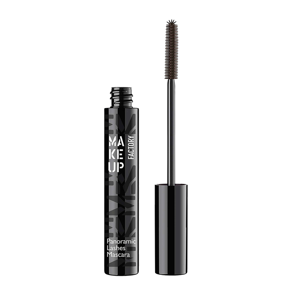 MAKE UP FACTORY Тушь для ресниц, 06 коричневый / Panoramic Lashes Mascara 10 мл, фото 1