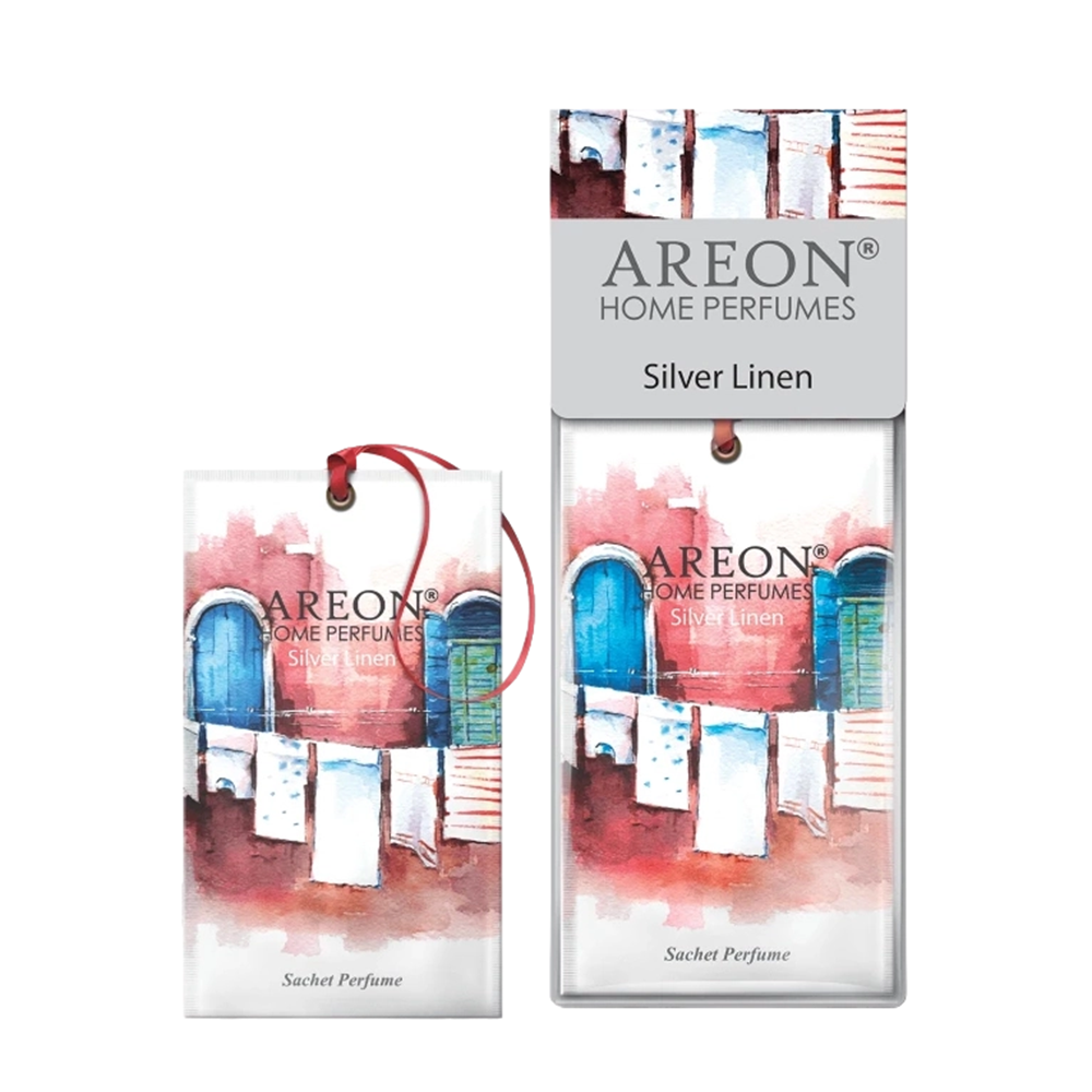 AREON Саше ароматическое, серебряная пряжа / HOME PERFUMES SACHET Silver Liner 12 гр, фото 1
