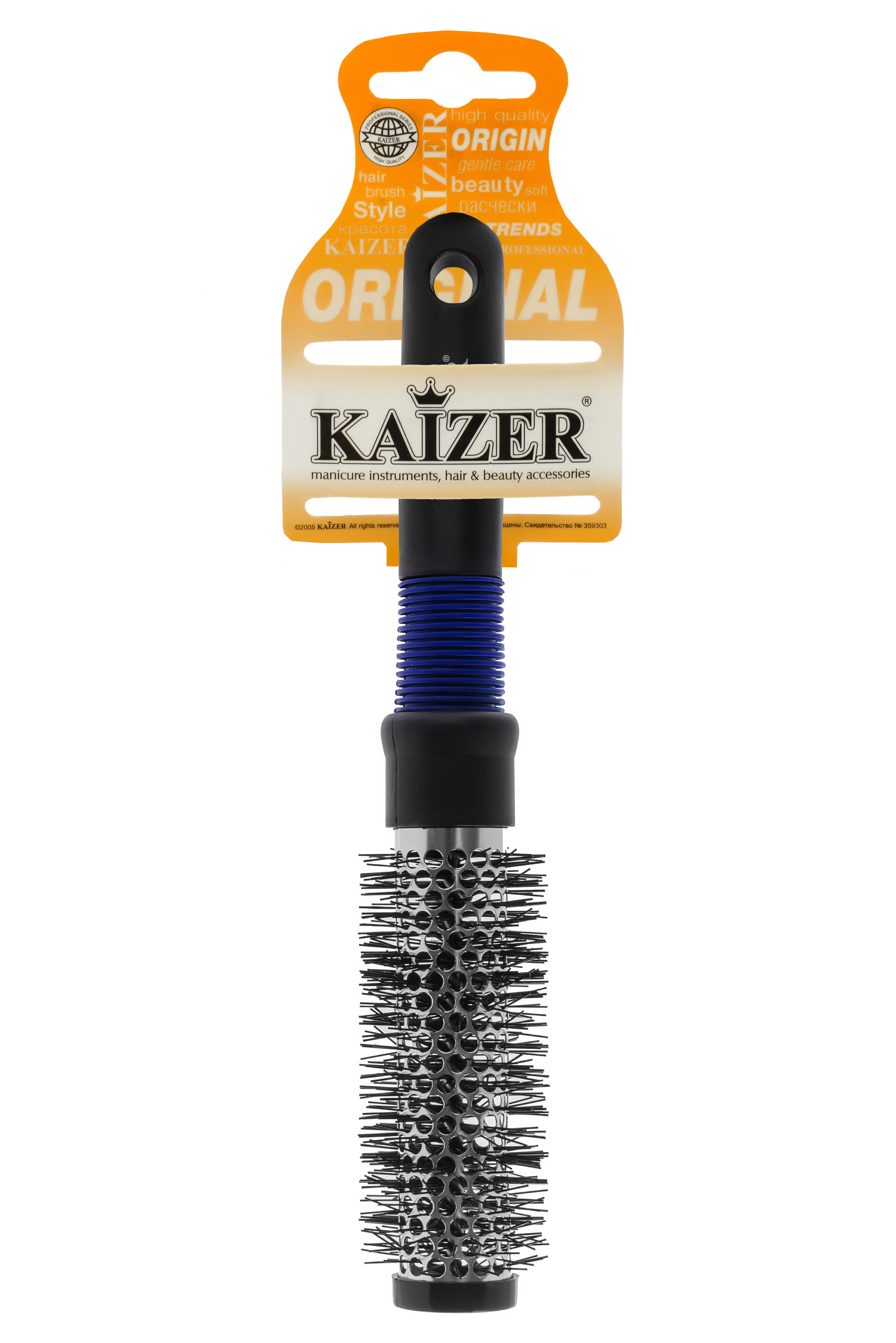 KAIZER Расческа термическая, профессиональная, круглая, диаметр 47 мм, фото 4