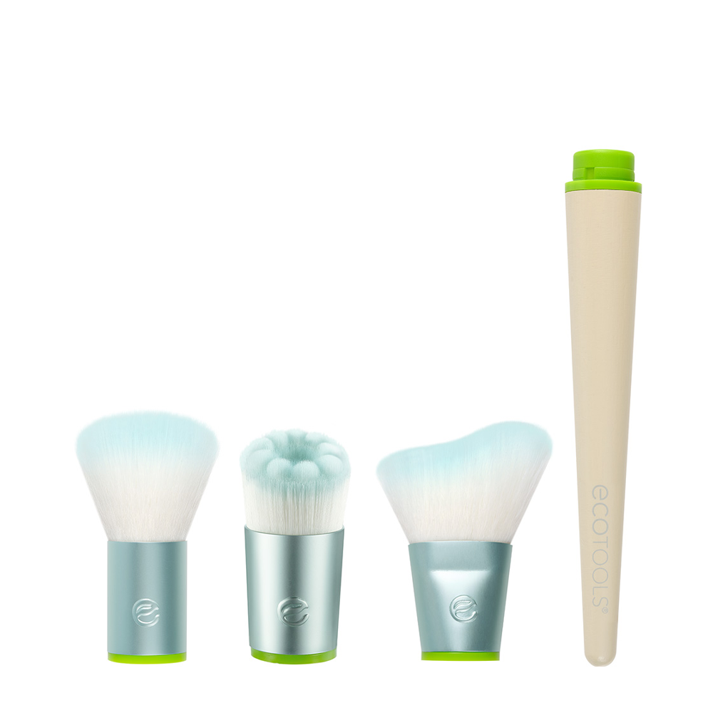ECOTOOLS Набор кистей для макияжа со сменными насадками / Interchangeables Blush + Glow, фото 1