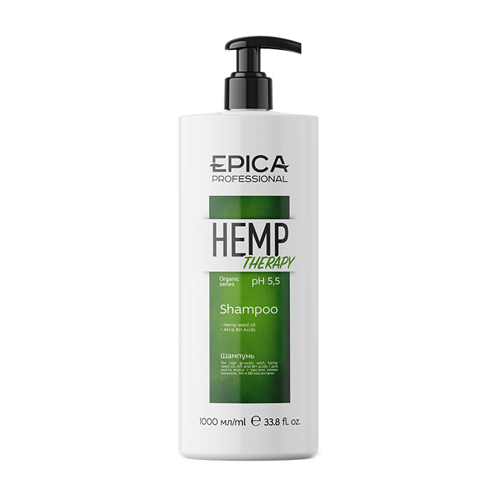 EPICA PROFESSIONAL Шампунь для роста волос / Hemp therapy Organic 1000 мл, фото 1