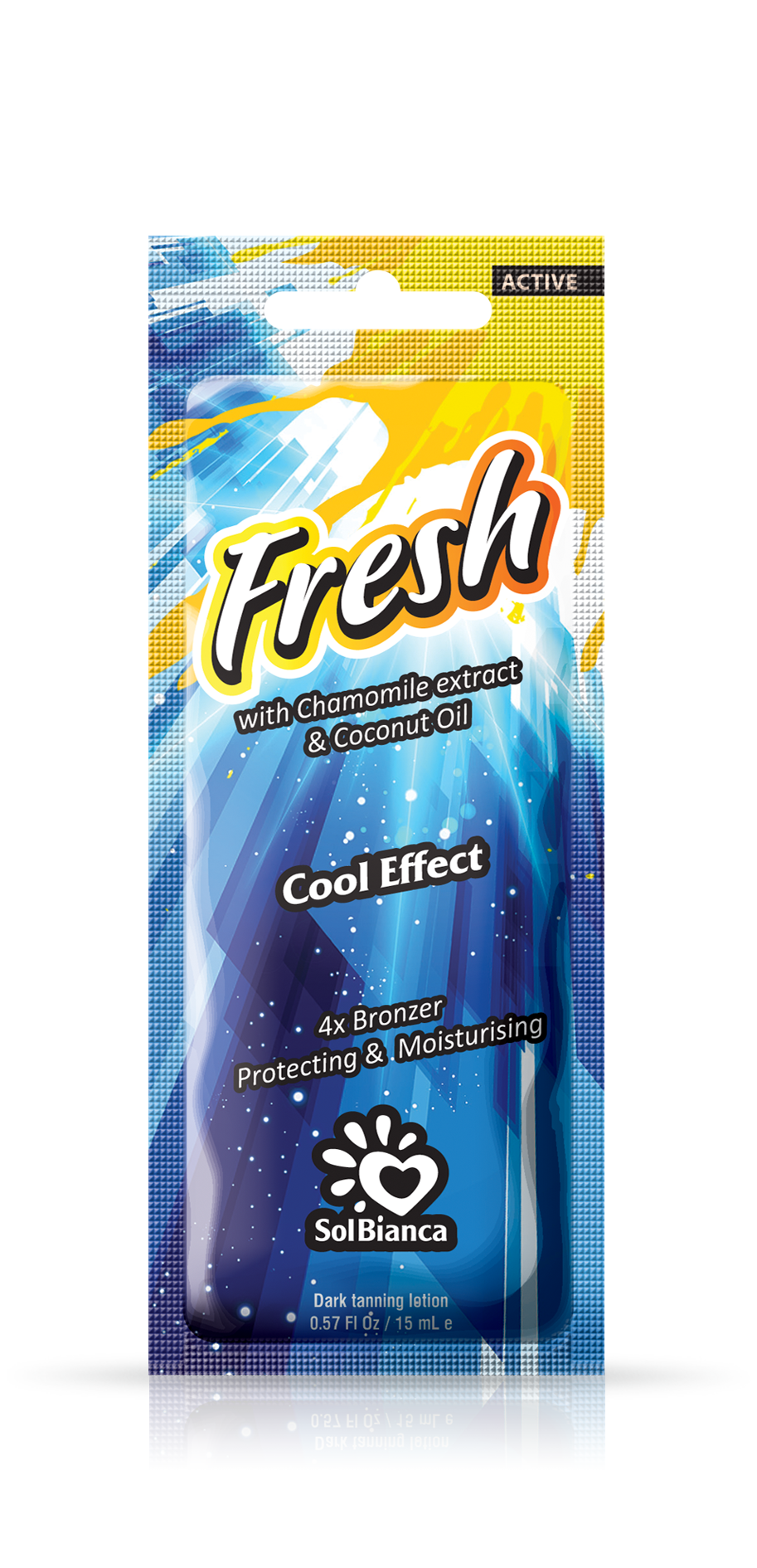 SOLBIANCA Крем с экстрактом ромашки и бронзаторами для загара в солярии / Fresh 15 мл, фото 1