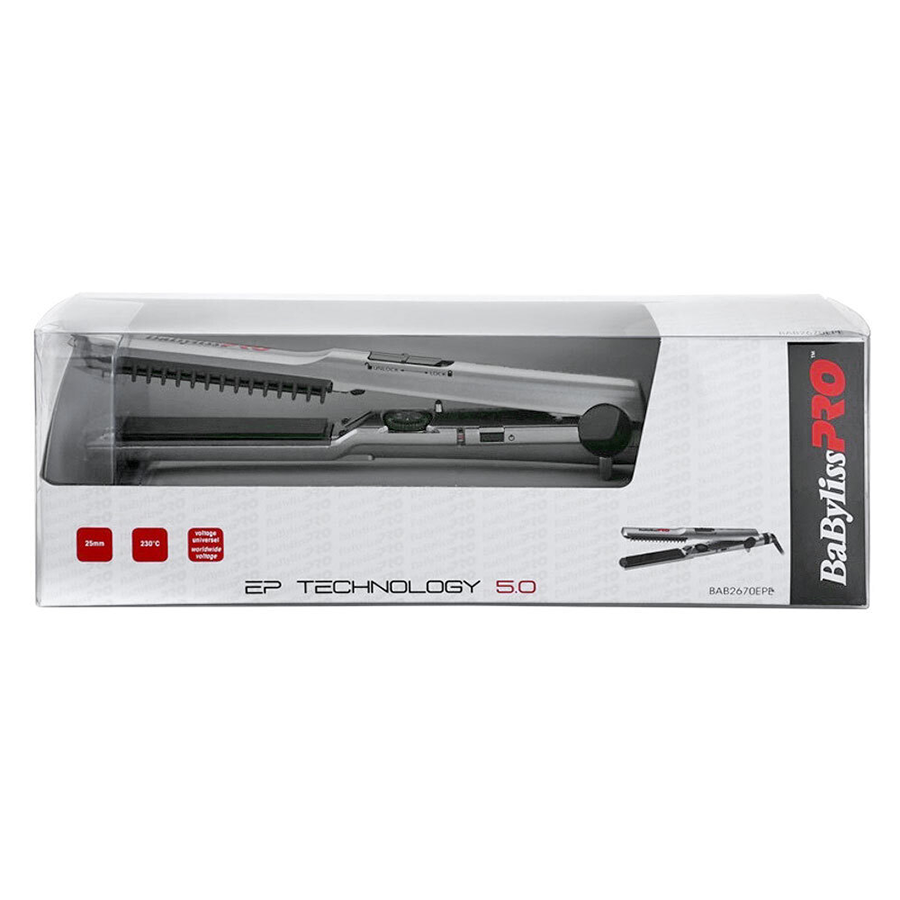 BABYLISS PRO Щипцы-выпрямитель BabylissPro, 25 мм, 33W BAB2670EPE, фото 5