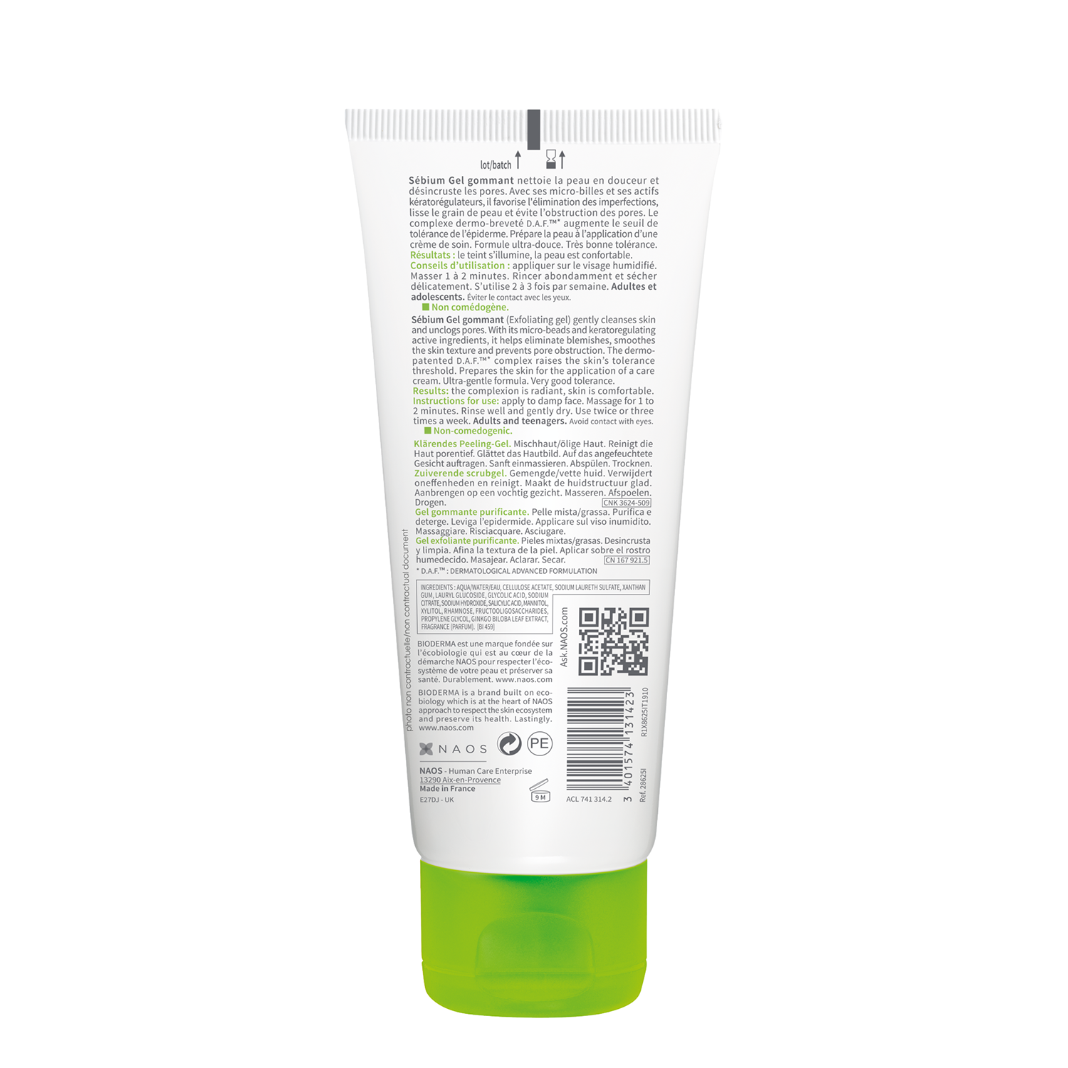 BIODERMA Гель для лица себиум гуммирующий 100 мл, фото 3