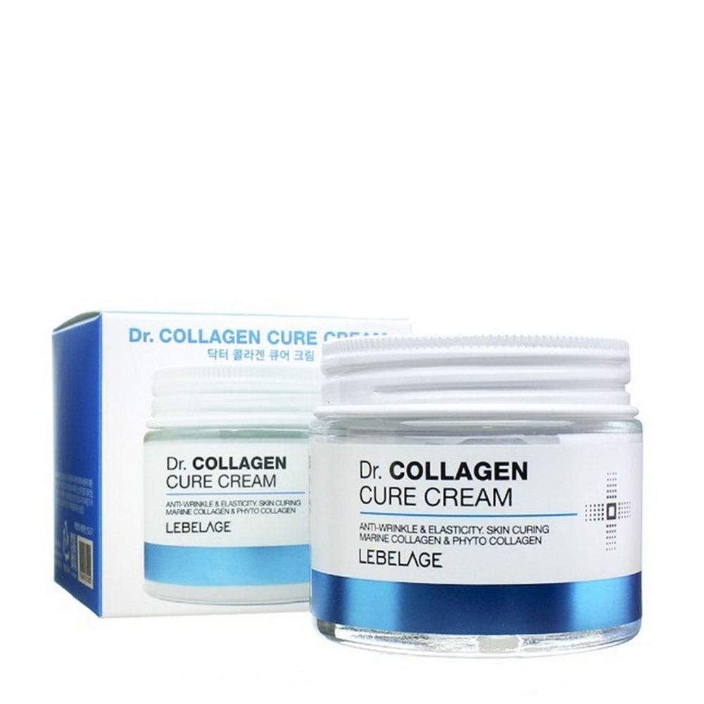 LEBELAGE Крем придающий эластичность для лица с коллагеном / Lebelage Dr.Collagen Cure Cream 70 мл, фото 2
