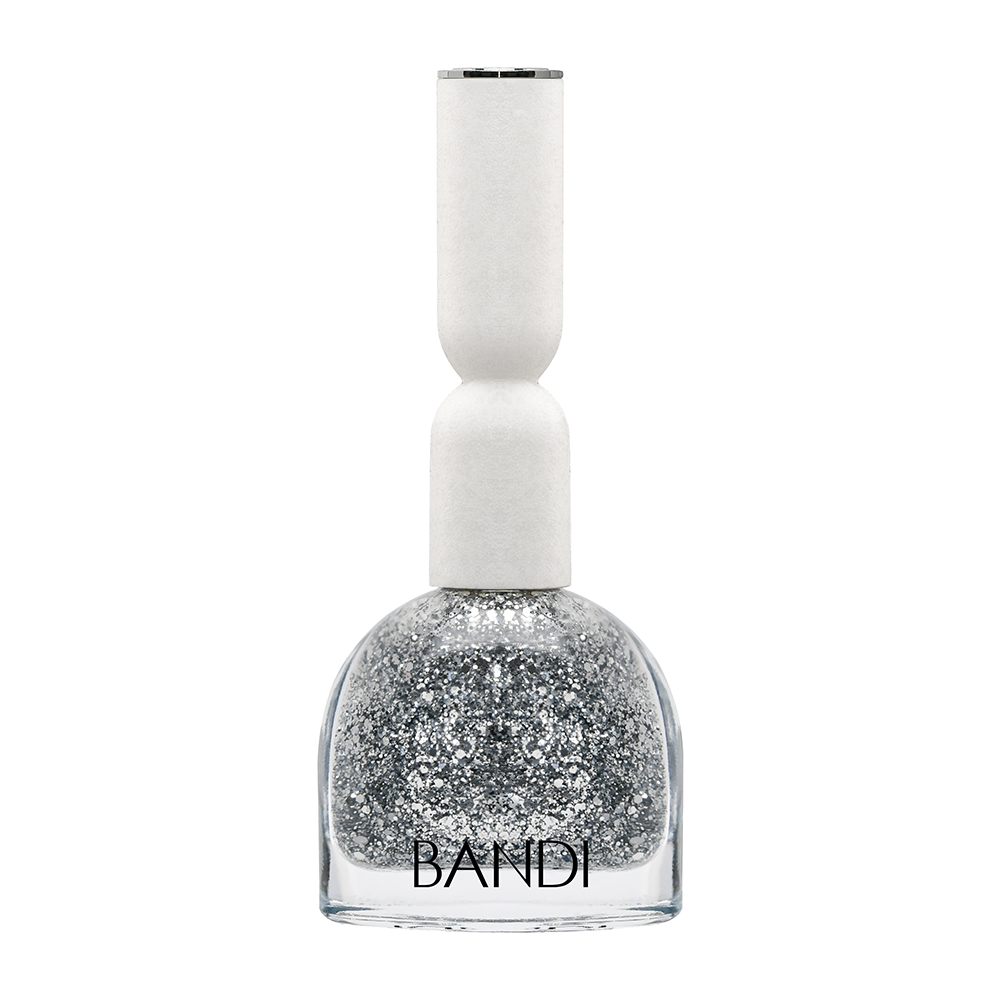 BANDI G804s лак для ногтей / ULTRA NATURE Sparkling Silver 10 гр, фото 1