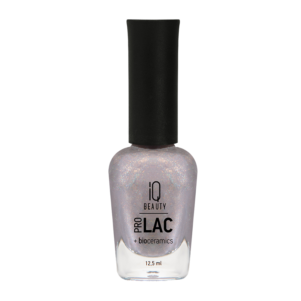 IQ BEAUTY 052 лак для ногтей укрепляющий с биокерамикой / Nail polish PROLAC + bioceramics 12.5 мл, фото 1