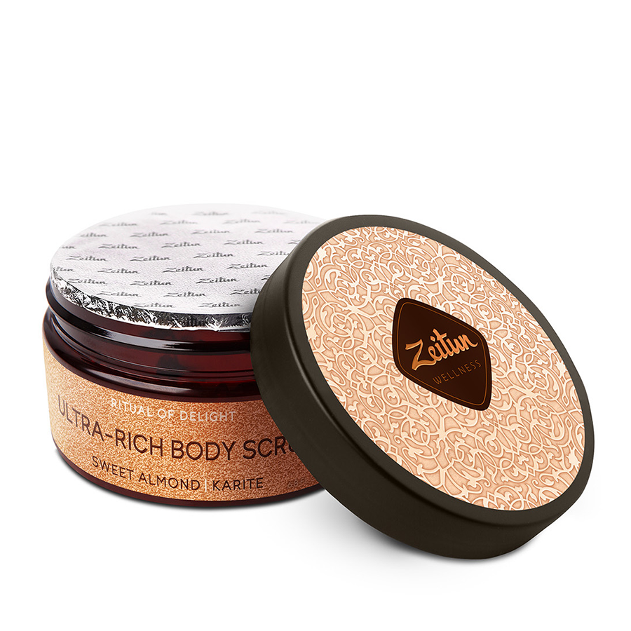 ZEITUN Крем-скраб насыщенный для тела Ритуал наслаждения / Delight 200 мл, фото 3