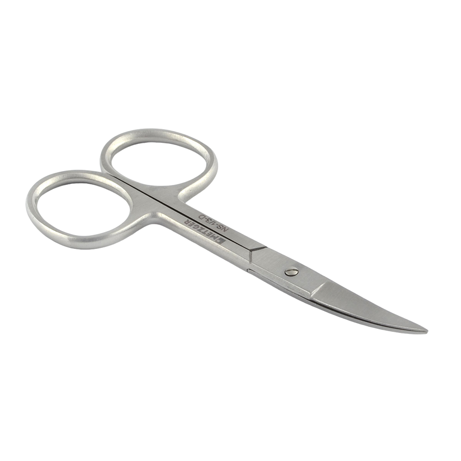 METZGER Ножницы для ногтей NS-1/3-D (CVD), изогнутые, матовые, фото 2