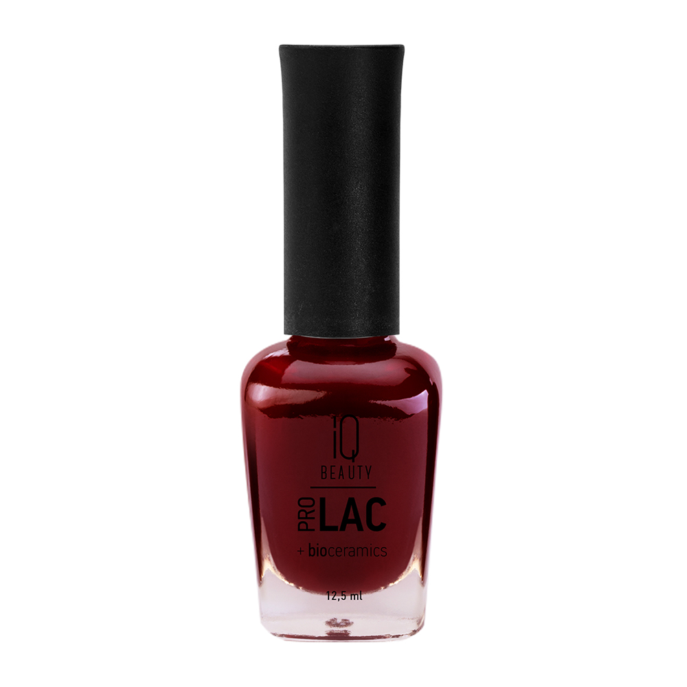 IQ BEAUTY 025 лак для ногтей укрепляющий с биокерамикой / Nail polish PROLAC + bioceramics 12.5 мл, фото 1