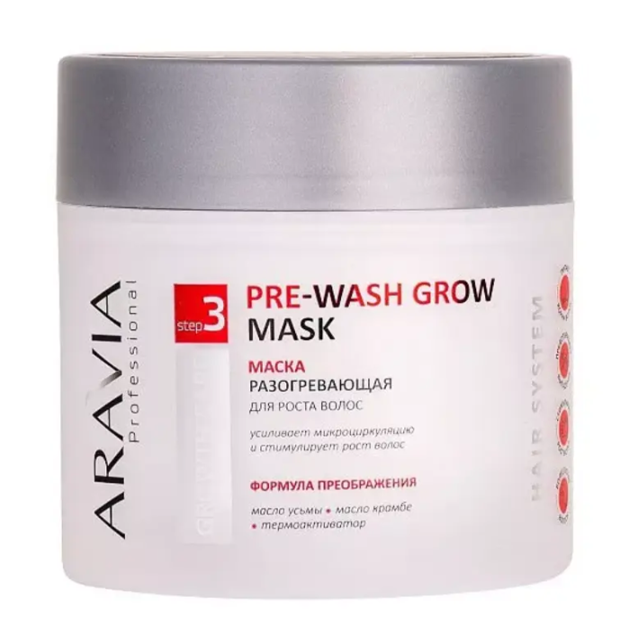 ARAVIA Professional Маска разогревающая для роста волос / Pre-Wash Grow Mask 300 мл, фото 1