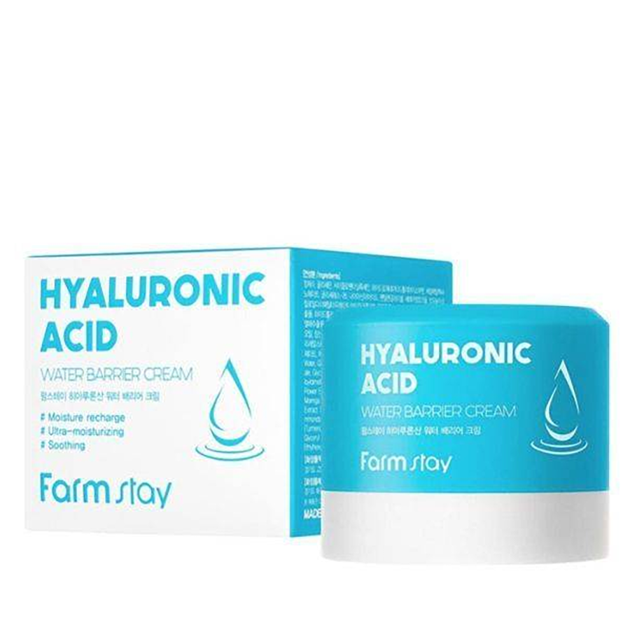 FARMSTAY Крем увлажняющий для лица с гиалуроновой кислотой / HYALURONIC ACID WATER BARRIER CREAM 80 мл, фото 2