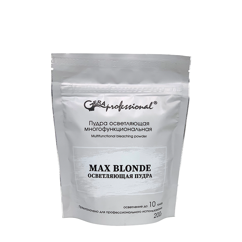 GERA Professional Пудра осветляющая многофункциональная / Max Blonde 200 гр, фото 1