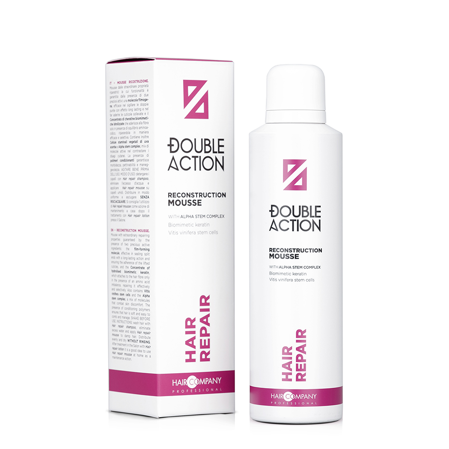 HAIR COMPANY Мусс восстанавливающий / RECONSTRUCTION MOUSSE DOUBLE ACTION 200 мл, фото 2