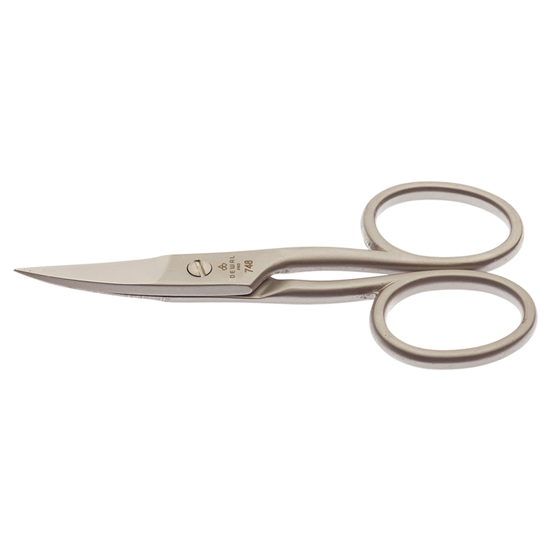 DEWAL PROFESSIONAL Ножницы маникюрные для ногтей, заостренные и слегка изогнутые концы, фото 1